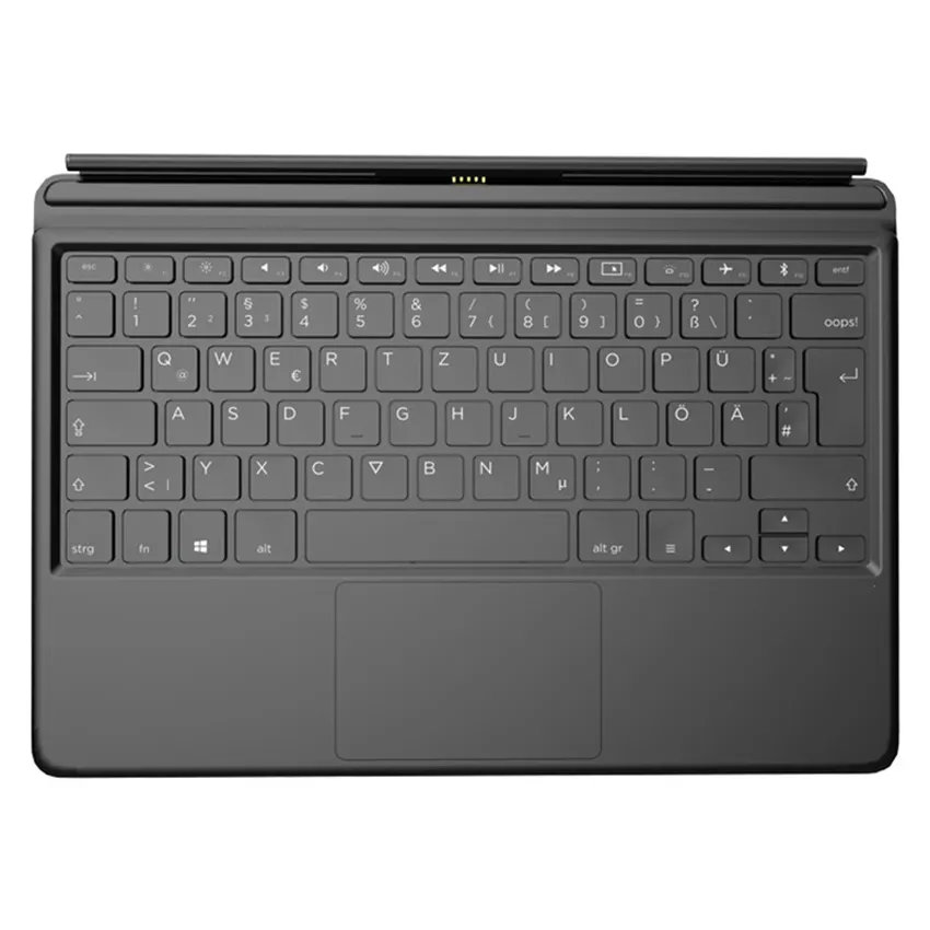 11.1 inch Wired Pogo Pin Surface Windows Silent Light Keyboard with Touchpad for Tablet, Microsoft Surface Go Type Keyboard