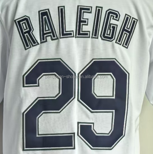 Jersey bisbol ralcal eigh biru dongker kualitas terbaik dijahit Amerika - Product Image 3