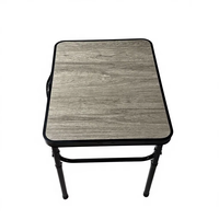 Meubles de salle à manger d'extérieur modernes, table pliante légère en alliage d'aluminium portable pour les voyages, la pêche, le camping, les pique-niques, la plage