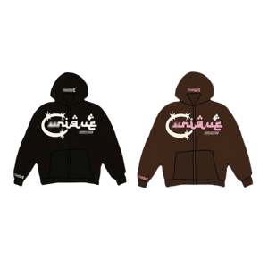 Felpa con cappuccio da uomo in stile americano europeo <span class=keywords><strong>Y2K</strong></span> moda invernale Cardigan Street nuovo Cardigan ricamato 3D - Product Image 2