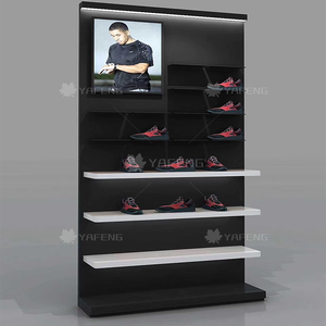 Exhibidor de Zapatos Deportivos de Estilo Moderno para Centros Comerciales y Tiendas, Vitrina de Pared con Estantes Elegantes - Product Image 6