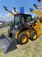 Chargeuse compacte hydraulique XC7-SR08, machine de construction compacte avec godet pour travaux de terrassement, agriculture et manutention de matériaux