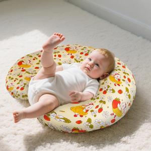 Almohada de lactancia para tiempo boca abajo y soporte para sentar al bebé con funda extraíble ultra suave - Product Image 2
