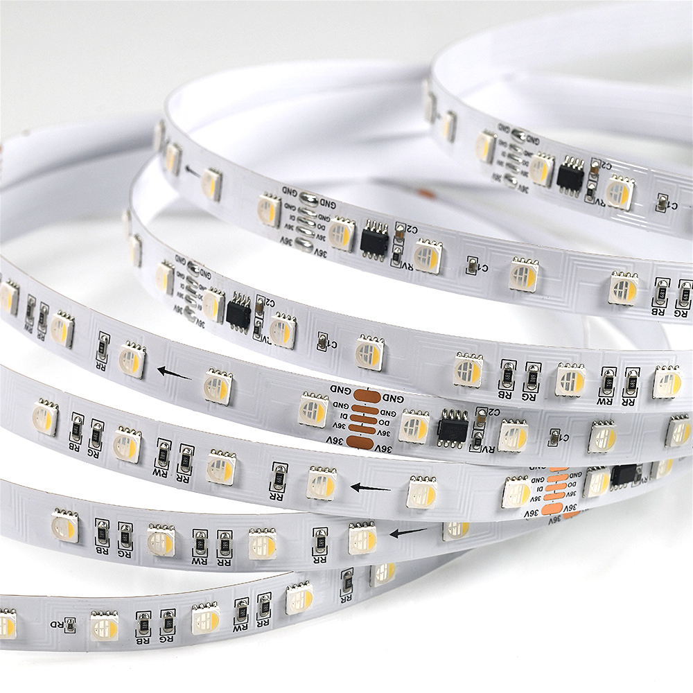 DC36V RGBW UCS2904 5050 Digital LED Light Strip 2904 RGBW 30M Pixel Smart control Led Strip Lighting