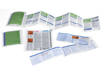 Étiquettes autocollantes personnalisées, durables, imperméables, résistantes à l'huile, écologiques, multi-pages, extensibles, pour livrets, offrant une information maximale
