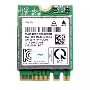 QCA6174, QCNFA344A, DW1820, QCNFA335 การ์ดเครือข่ายไร้สาย Wi-Fi 5 M2 แบบดูอัลแบนด์ 5G ของแท้จากแบรนด์ดัง รองรับ 4.1 ความเร็วเกิน 7260 - Product Image 1