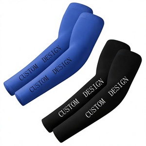 Manchons de cyclisme unisexes anti-UV en Spandex/Polyester, élastiques, séchage rapide, respirants, imprimés par transfert thermique, 120g, pour sports de plein air - Product Image 2