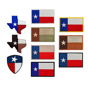 Parches Planos Bordados en 3D Ecológicos Personalizados, con Gancho y Bucle Termoadhesivos, con Banderas Latinoamericanas, Tela de Fieltro para Bolsas - Product Image 4