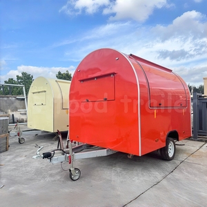 Remolques de Comida Móviles con Diseño Redondo y Atractivo, Camión Restaurante con Interior de Acero Inoxidable y Equipamiento Completo - Product Image 4