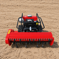 Tondeuse à chenilles télécommandée robuste CE GQ1000A, 105 cm, diesel, broyeur à fléaux, 60 lames, pour le débroussaillage des pentes et terrains accidentés