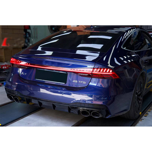 A7 Sline S7 C8(2019-2024) Reemplazo del difusor trasero de estilo <span class=keywords><strong>AS7</strong></span> Precio de fábrica OEM C8 RS7 Difusor trasero de Estilo negro para Audi A7 S7 C8 - Product Image 4