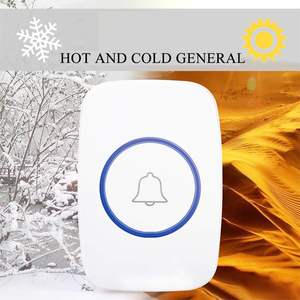 Sonnette de porte intelligente sans fil avec interphone vidéo, nouveau design, bouton émetteur étanche noir et blanc – Offre Spéciale - Product Image 3