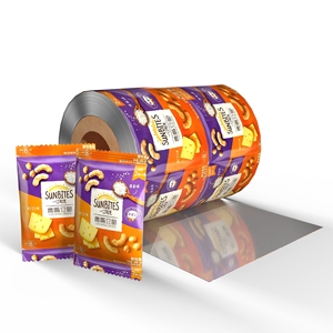 Tùy chỉnh in tự động PE phim bao bì cuộn mềm bọc linh hoạt cho Snack Nuts Cookies Kẹo sô cô la - Product Image 5