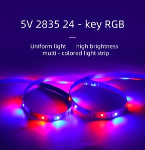 Kit de bande lumineuse LED USB SMD 3535 RGB, ruban auto-adhésif à intensité variable pour fond de télévision, éclairage décoratif ambiant pour la maison - Product Image 5