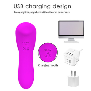 Manovella silicone + ABS material 10-frequency USB <b>rechargeable</b> female massager adult sex toy wholesale - Product Image 3