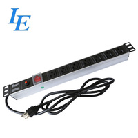 Barre d'alimentation PDU robuste en aluminium avec protection contre les surtensions, 12V/24V et 16A