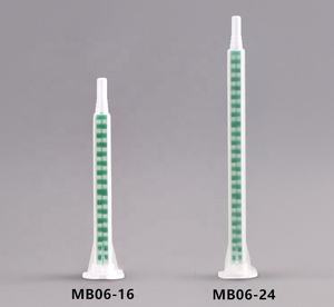 MB06-24 mezcladora estática cuadrada de resina (<span class=keywords><strong>verde</strong></span>), boquillas de mezcla para paquete <span class=keywords><strong>Duo</strong></span>, bayoneta cuadrada, tubo de mezcla de Material POM - Product Image 4