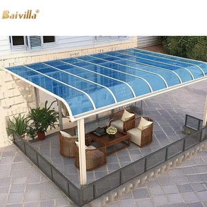 Auvent en aluminium pour balcon, <span class=keywords><strong>terrasse</strong></span> extérieure, abri <span class=keywords><strong>de</strong></span> voiture, auvent <span class=keywords><strong>de</strong></span> protection contre la pluie, toit en polycarbonate, <span class=keywords><strong>couverture</strong></span> <span class=keywords><strong>de</strong></span> <span class=keywords><strong>terrasse</strong></span> - Product Image 3