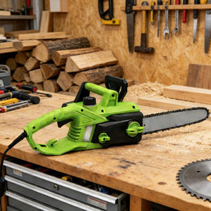 Scie à chaîne électrique VERTAK 14 pouces 1800W, coupe-bois, scie à chaîne professionnelle avec fil, avec réservoir d'huile pour le marketing - Product Image 1