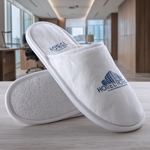 Zapatillas Premium para invitados de hotel, logotipo personalizado de marca, materiales ecológicos, descuentos a granel - Product Image 6
