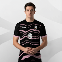 HOSTARON Vente en gros d'uniformes de football à col ras du cou personnalisés à sublimation pour hommes ensemble complet de maillots de football personnalisés pour équipe