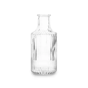 Farklı vazo şeffaf cam vazo şişe toptan