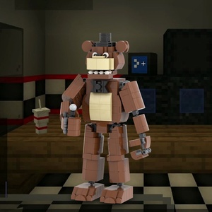 <span class=keywords><strong>FNAF</strong></span> Horror Bear Freddy <span class=keywords><strong>Fazbear</strong></span> figuras de acción estilo Juegos de bloques de construcción Figuras Personaje Ladrillos Juguetes 5 noches en Freddy's - Product Image 5