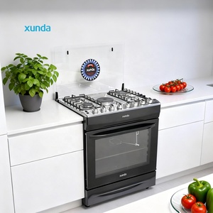 Cuisinière à <span class=keywords><strong>gaz</strong></span> multifonctionnelle Xunda, vente directe usine, 4 plaques à <span class=keywords><strong>gaz</strong></span> <span class=keywords><strong>et</strong></span> 2 plaques électriques, 5 brûleurs avec <span class=keywords><strong>four</strong></span> - Product Image 1