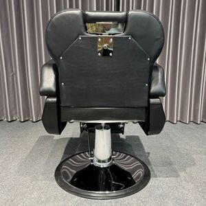 Sillón de <span class=keywords><strong>Barber</strong></span>ía Profesional Antiguo, Equipo de Salón Vintage, Silla de Estilismo Reclinable Hidráulica de Alta Resistencia para <span class=keywords><strong>Barber</strong></span>ía - Product Image 6