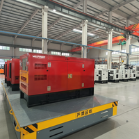Générateurs diesel de 20 kVA, 30 kVA, 50 kVA, 80 kVA, 100 kVA, 150 kVA, 200 kVA vendus directement par l'usine, équipés d'un moteur Perkins ou Volvo certifié EPA