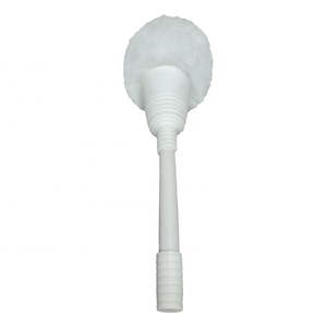 Cepillo de plástico económico y hisopos autoescurridores para inodoro, limpiador desechable NO. 7207 - Product Image 3