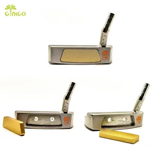 Manufacturer Factory Replaceable Face Customize Logo CNC Milled Stainless Steel Forged Golf Putter Head Golf Set