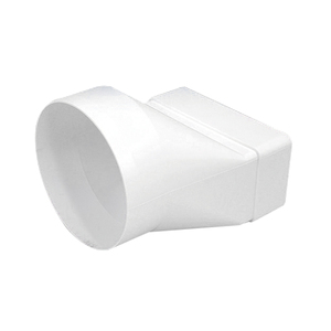 Hot bán chất lượng tốt thông gió trắng hình chữ nhật phẳng ống dẫn phụ kiện nhựa ống dẫn khí - Product Image 3