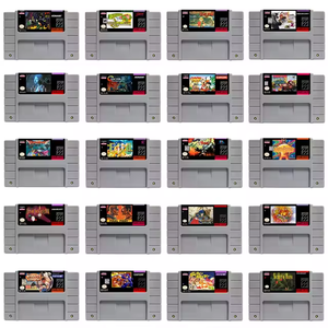 Cartouche de jeu vidéo 16 bits en anglais avec fonction de sauvegarde de la batterie, version américaine NTSC, <span class=keywords><strong>jeux</strong></span> SNES pour cartouche <span class=keywords><strong>Nintendo</strong></span> SNES - Product Image 1