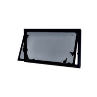Fenêtre de camping-car avec double vitrage acrylique, charnière à suspension supérieure pour camping-car et caravane, verre acrylique pour fenêtres