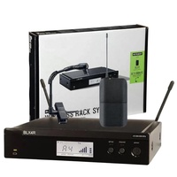 Système de micro sans fil dynamique UHF BLX4R S58 BLX1 WA302 avec câble de guitare, microphone portable en métal pour chant, voix et karaoké