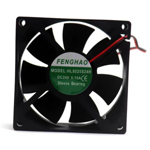 Ventilador Inverter Fenghao 80x80x25mm DC 24V 0.15A con Rodamiento de Manguito - Product Image 2