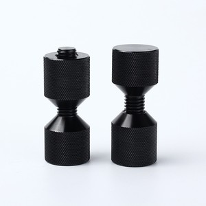 Pasadores cilíndricos de aleación de aluminio de 1-1/8 pulgadas con doble orificio para uso general - Product Image 5