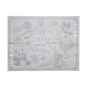 Baby Feeding Mat Rectangle Fabric Non-Slip Cute Design Table Pad for Mealtime - Product Image 2