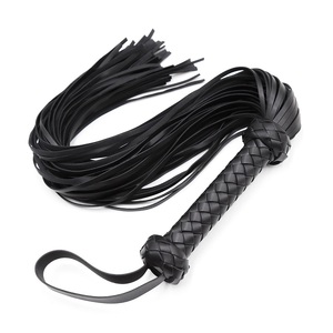 ของเล่นทางเพศสำหรับคู่รักที่เร้าอารมณ์แส้สีดำ - Product Image 1