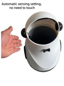 2026 New Home Indoor Automatic Intelligent Garbage <strong>Can</strong> with Lid and Wheel Vertical Garbage <strong>Can</strong> - Product Image 2