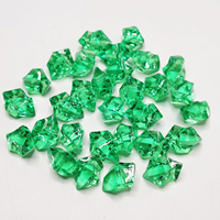 18*25mm transparente bunte PS Kristalls tein Eiswürfel Perlen unregelmäßige Kunststoff Edelstein Spielzeug Handwerk Dekoration