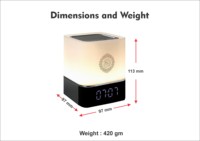 Lampe tactile MQ112, cadeau musulman, BT, haut-parleur de 16 go, coran avec télécommande