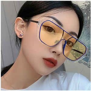 Insta-gafas <span class=keywords><strong>de</strong></span> sol <span class=keywords><strong>de</strong></span> una pieza con montura grande, nuevo estilo, diseño lujoso, <span class=keywords><strong>2022</strong></span> - Product Image 1