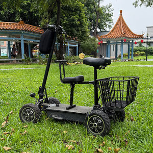Potente Patineta Eléctrica de 4 Ruedas, Scooter Plegable para Adultos con Batería de 48V, Tabla de Viaje de Alta Velocidad y Larga Distancia - Product Image 6