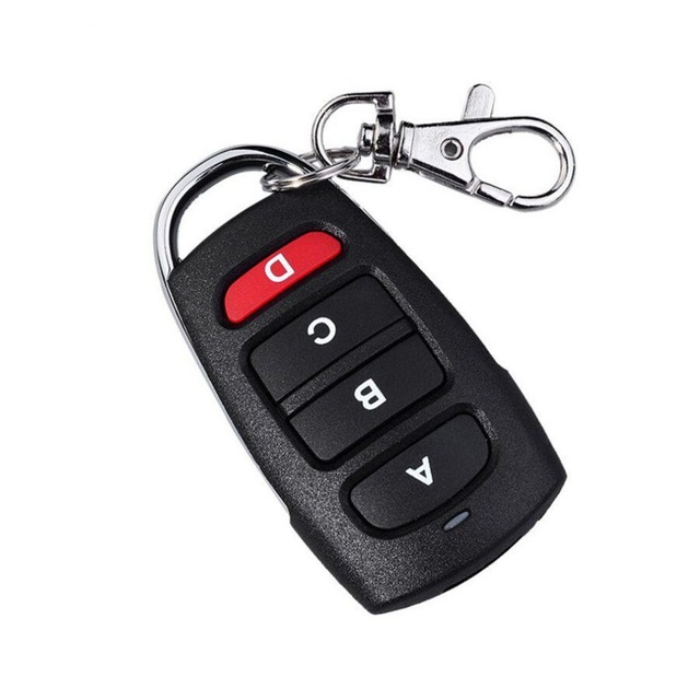 433Mhz Universal Remote Control Wireless Garage Door 4 Buttons For Garage Command Opener Alarm Remote Control