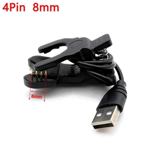 ใหม่สำหรับสมาร์ทวอทช์ สายชาร์จ USB อเนกประสงค์ พร้อมคลิปหนีบ 2/4 ขา ระยะห่างระหว่างขา 4/3/8/9 มม. สีดำ - Product Image 5