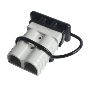 Piezas de carretilla elevadora de alta calidad 350A doble Polo 2 pines <span class=keywords><strong>enchufe</strong></span> de alimentación automotriz eléctrico conector <span class=keywords><strong>bipolar</strong></span> con mango y cubierta antipolvo - Product Image 2