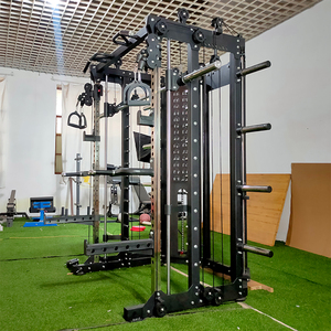 Equipo de Fitness Todo en Uno, Polea de Cable, Entrenamiento Multifuncional, Power <span class=keywords><strong>Rack</strong></span> Smith <span class=keywords><strong>con</strong></span> Torre de Pesas - Product Image 3