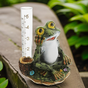 सुंदर राल पशु वर्षा गेज मेंढक डिजाइन - Product Image 2